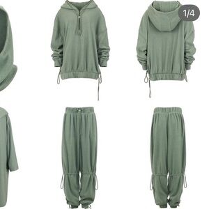 Laina Rauma Sage Green set. Hoodie + pants.